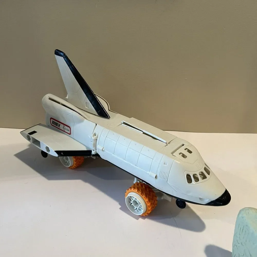 Vintage Matchbox‎ MBX Mega Rig Space Shuttle Aliens UFO Play Set Incomplete